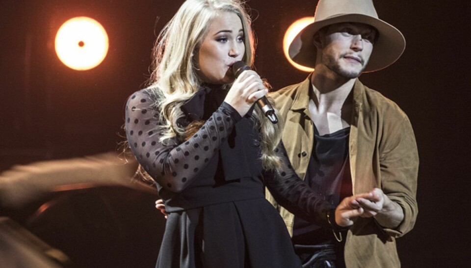 Ungt melodigrandprix-felt er rent tilfælde Anja Nissen er kun 20 år. Foto: René Lind Gammelmark.