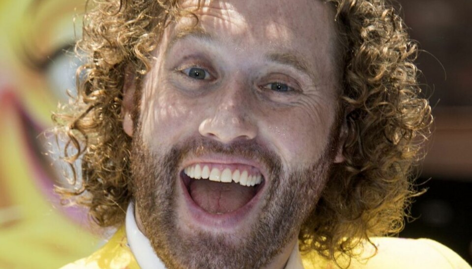 Skuespilleren T.J. Miller lægger stemme til hovedpersonen i “The Emoji Movie”, Gene Meh. Foto: Scanpix/Valerie Macon (Arkivfoto)