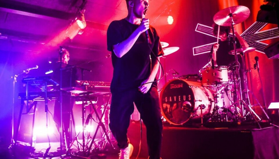 Martin Hedegaard skal på sit livs største opgave med Saveus, når bandet åbner Orange Scene på årets Roskilde Festival. Foto: Annelene Petersen/Ritzau Scanpix.