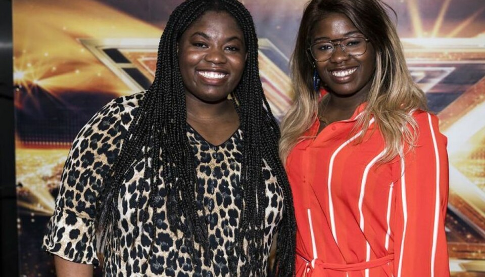 Tidligere X Factor-vindere til finalisterne: Husk at være ydmyge Embrace – azilada og anilda på den Røde løber op til X Factor Finalen.. (foto: Martin Sylvest/Scanpix Ritzau 2018)