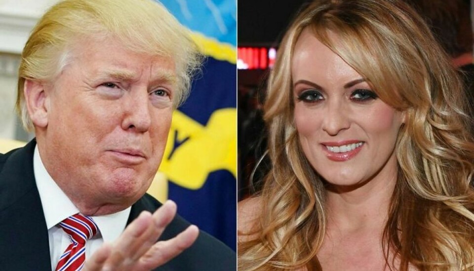 Pornostjerne blev truet til tavshed – det hævder hun i hvert tilfælde selv, Stormy Daniels, i et nyt interview på CBS. Foto: Scanpix