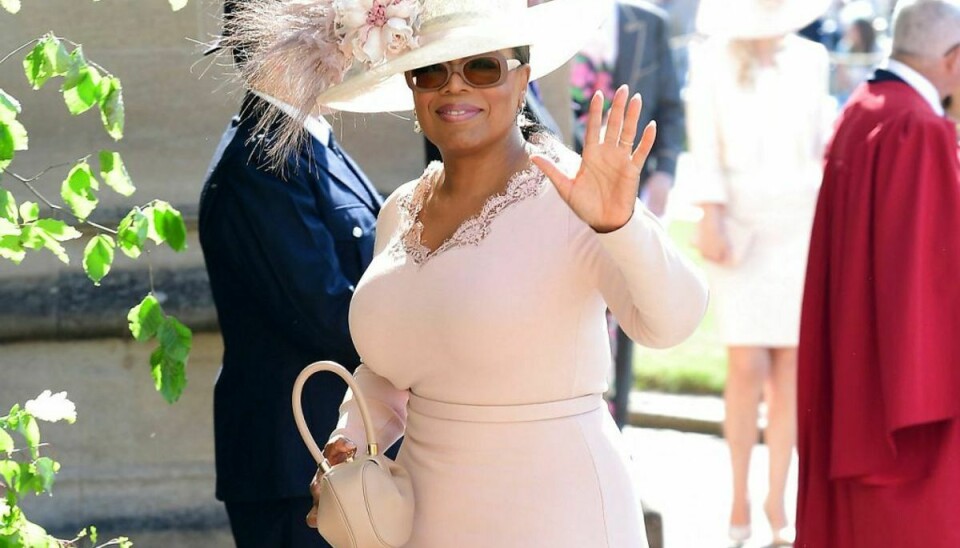 Oprah Winfrey, her fotograferet ved lørdagens royale bryllup, er med-underskriver. Foto: scanpix