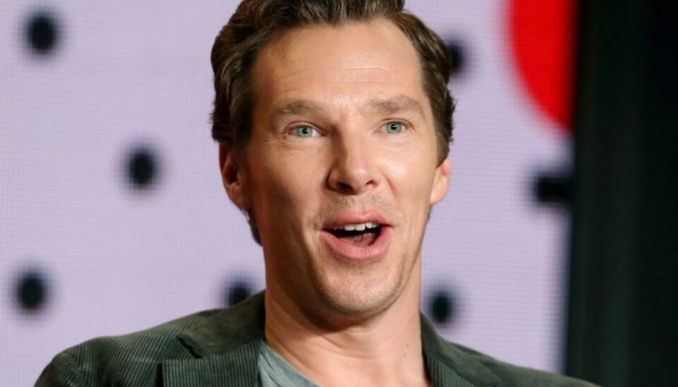 Surrealistisk: Sherlock Holmes stoppede forbrydere nær Baker Street Benedict Cumberbatch greb fredag aften ind, da fire personer overfaldt et cykelbud. Foto: Fred Thornhill/Scanpix