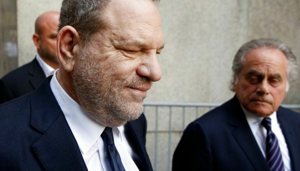 Filmproducer Harvey Weinstein har været i retten. Han nægter sig skyldig. Foto: Scanpix