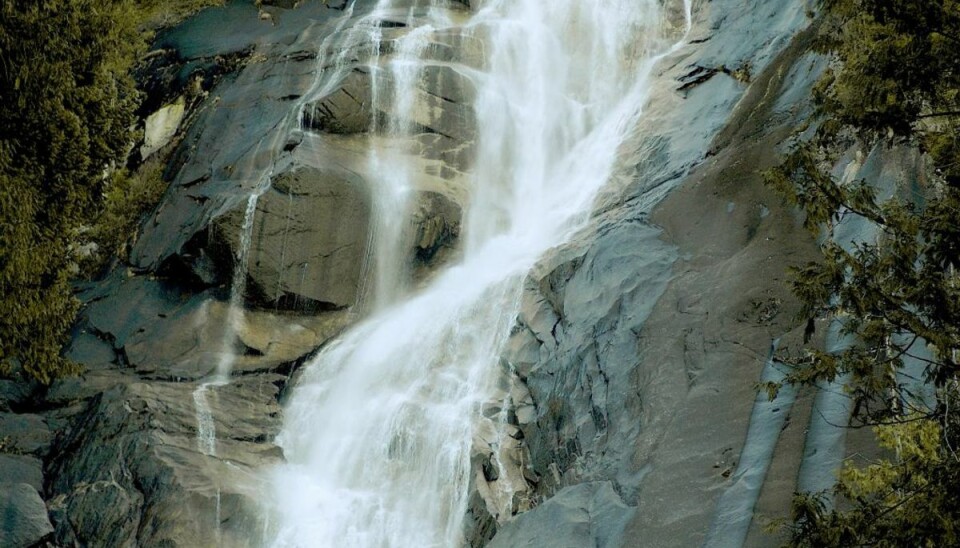 Ulykken skete ved Shannon Falls i Canada. Foto: Stewart Butterfield/Wikimedia Commons