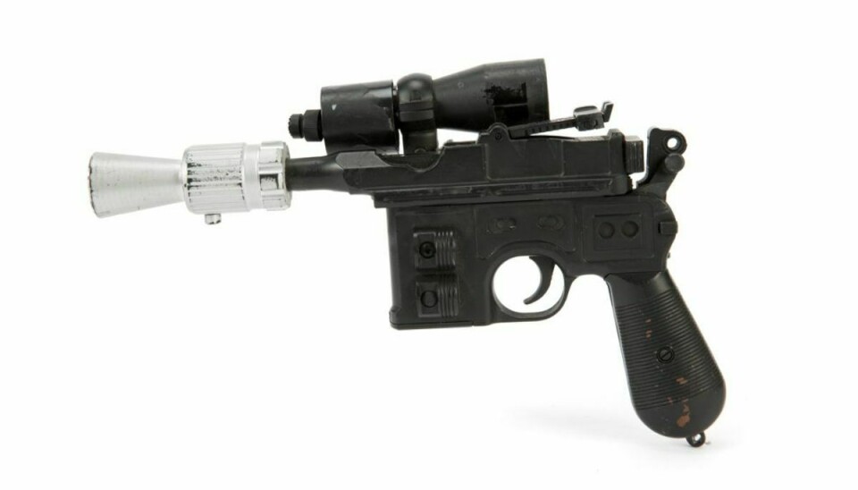Sådan ser den ud, den dyre blaster. Foto: Julien’s Auctions/Handout/Scanpix.