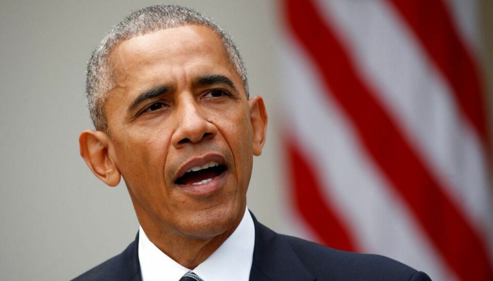 Obama kommer til Danmark USAs 44. præsident, Barack Obama, gæster SDU Kolding. Som siddende præsident var han to gange i Danmark. (Foto: Kevin Lamarque/Ritzau Scanpix)