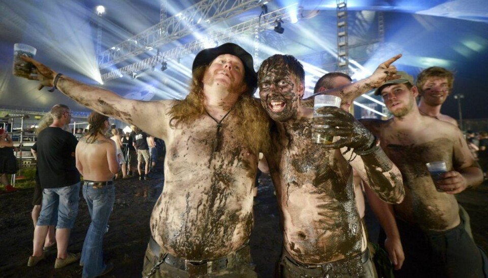 Ældre herrer forsvandt fra plejehjem: Dukkede op på verdens største heavy-festival 75.000 metal-entusiaster indløser hvert år billet til festivalen. (Foto: Scanpix)