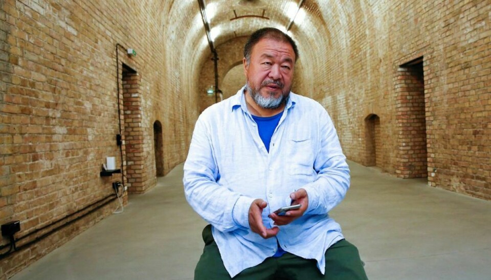 Ai Weiwei siger, at hans studie bliver revet ned. Foto: Fabrizio Bensch/Scanpix