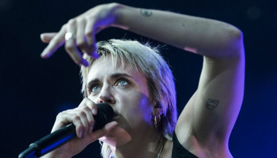 Sangerinden Mø knokler for sagen. (Foto: Helle Arensbak/Ritzau Scanpix)