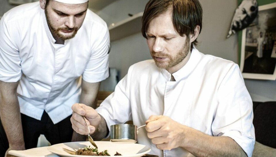 Rasmus Koefoed er stjernekokken bag Geranium. (Foto: Niels Ahlmann Olesen)