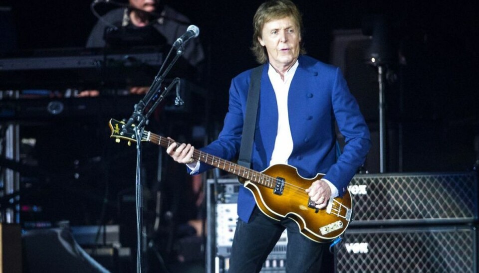 Paul Mccartney vender tilbage til Danmark. Foto: Jens Nørgaard Larsen/Ritzau Scanpix.