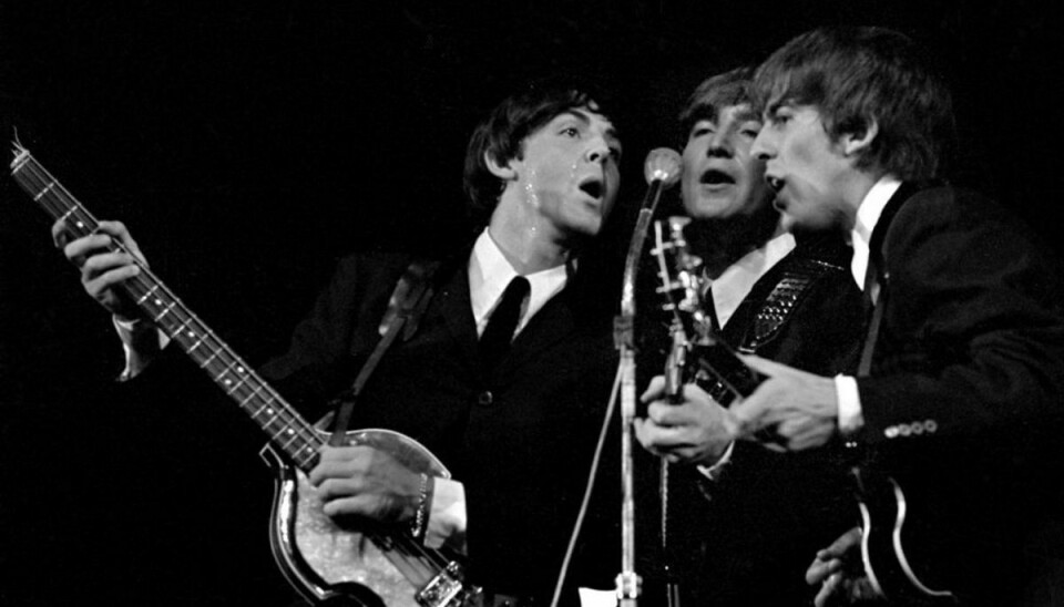 Det viser sig, at Paul McCartney, og John Lennon (til venstre og i midten) kom fint ud af det med hinanden. Foto: Scanpix.