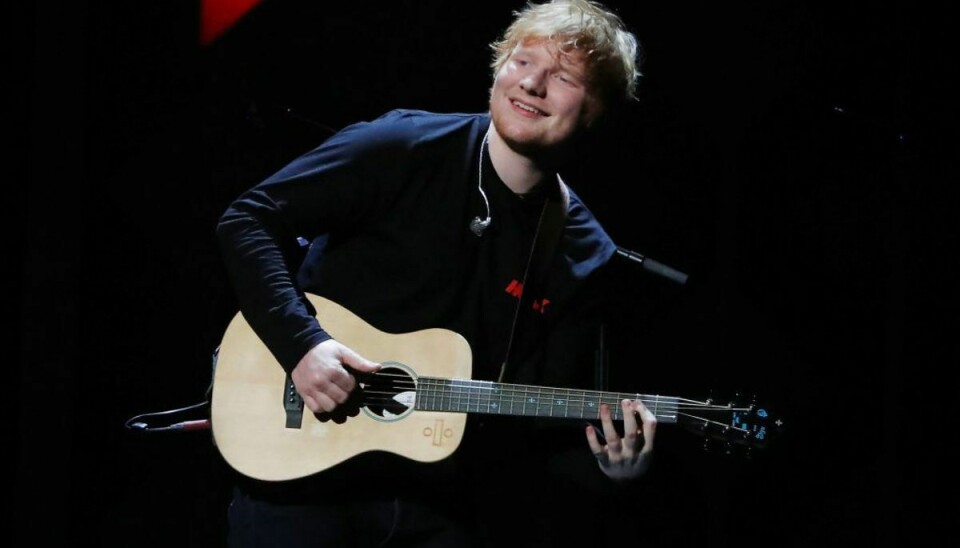 Verdensstjernen Ed Sheeran kommer til Danmark. (Foto: LUCAS JACKSON/Ritzau Scanpix)