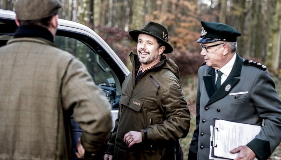 Åbner for det helligste: Nu kan du (måske) lege med de kongelige Kronprins Frederik før kongejagten i Gribskov, Nordsjælland, som Kronprins Frederik er vært ved, torsdag den 16. november 2017.. Foto: Mads Claus Rasmussen/Scanpix