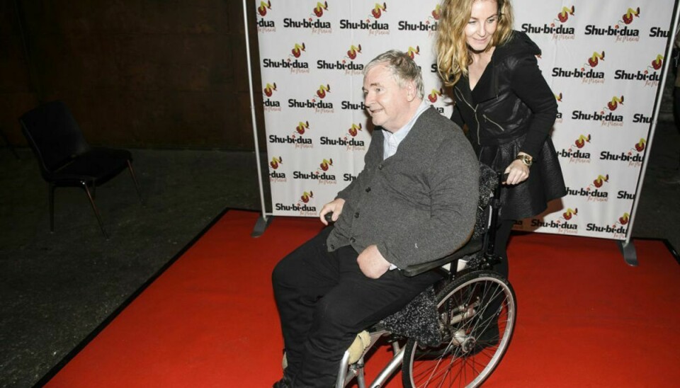 Michael Bundesen ved premieren på Shu-bi-dua-musicalen i 2016. Her var han bundet til kørestolen. KLIK FOR FLERE BILLEDER FRA BUNDESENS LIV. (Foto: Scanpix)