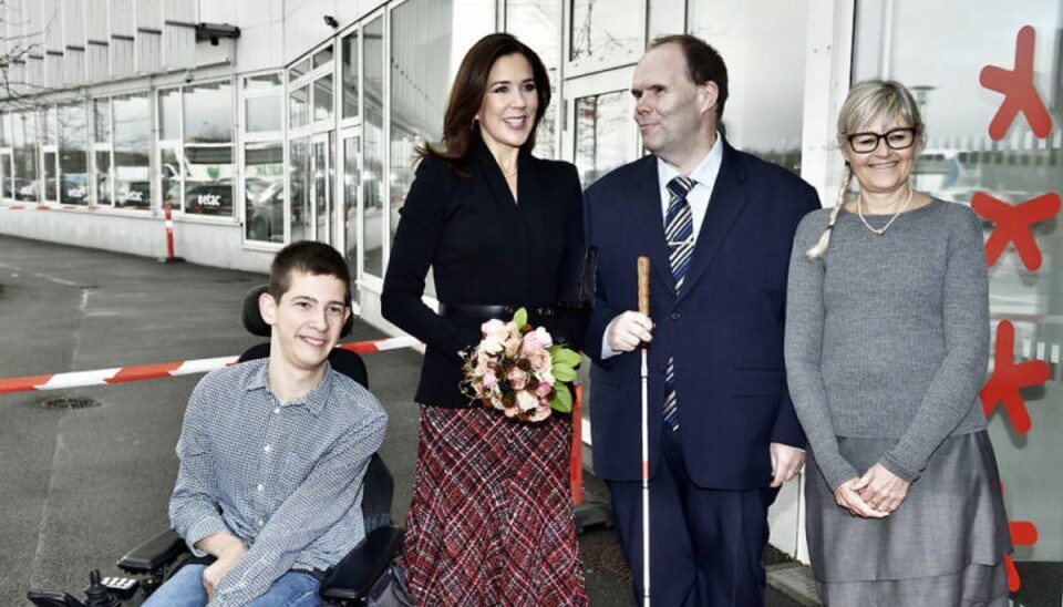 Kronprinsesse Mary markerede FNs handicapdag i Handicaporganisationernes Hus. KLIK FOR FLERE BILLEDER. (Foto: Tariq Mikkel Khan/Ritzau Scanpix) Kronprinsesse Mary markerede FNs handicapdag i Handicaporganisationernes Hus. KLIK FOR FLERE BILLEDER. (Foto: Tariq Mikkel Khan/Ritzau Scanpix)