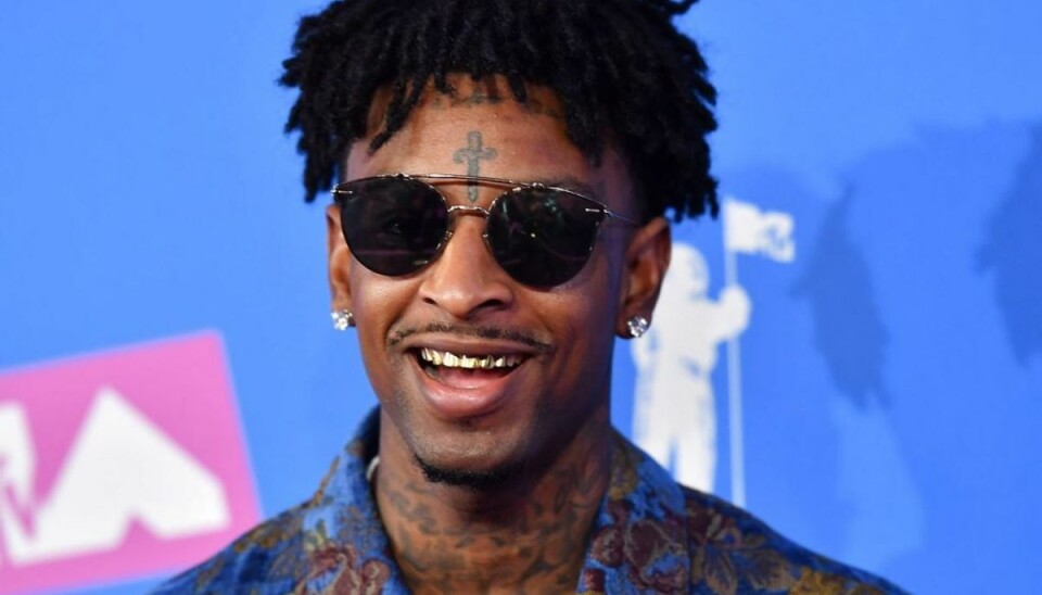 Anholdt musiker mistænkt for sær løgn Det er uvist, om 21 Savage får lov til at blive boende i USA efter anholdelsen. Foto: Scanpix.