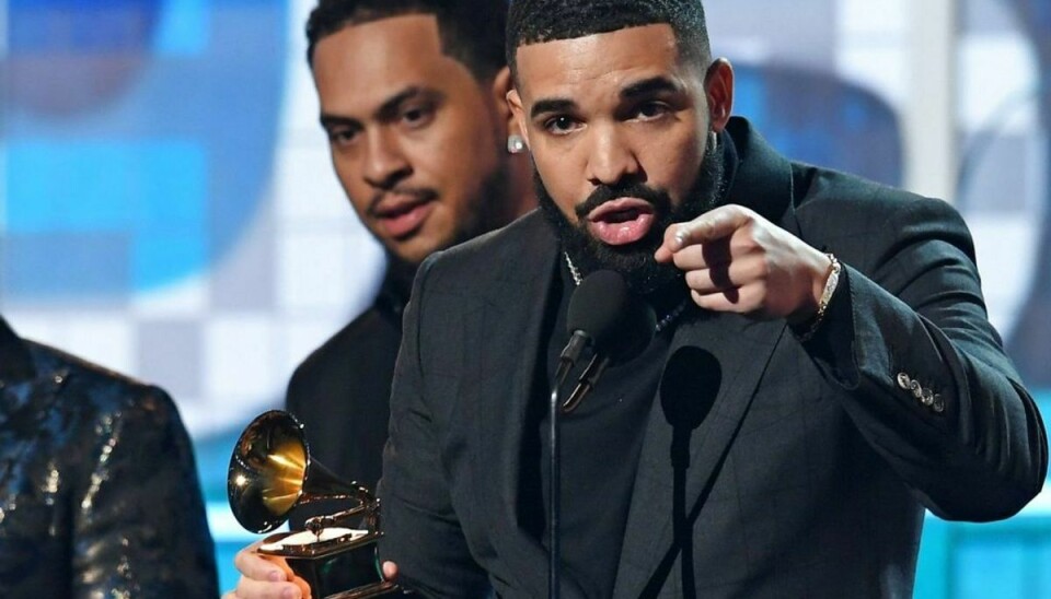 Drake er ikke vild med Grammy. Foto: Scanpix