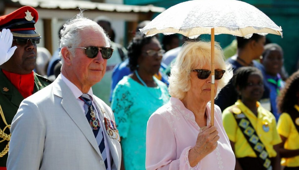 Charles og Camilla hygger i Caribien