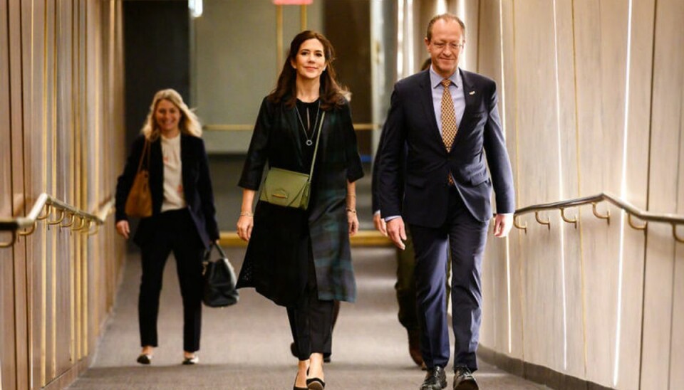 Kronprinsesse Mary ankommer til SXSW I Austin og deltager i en roundtable “Women in Leadership” med blandt andre kulturminister Mette Bock og EU-komissær Margrethe Vestager. KLIK VIDERE OG SE FLERE BILLEDER. FOTO: SCANPIX