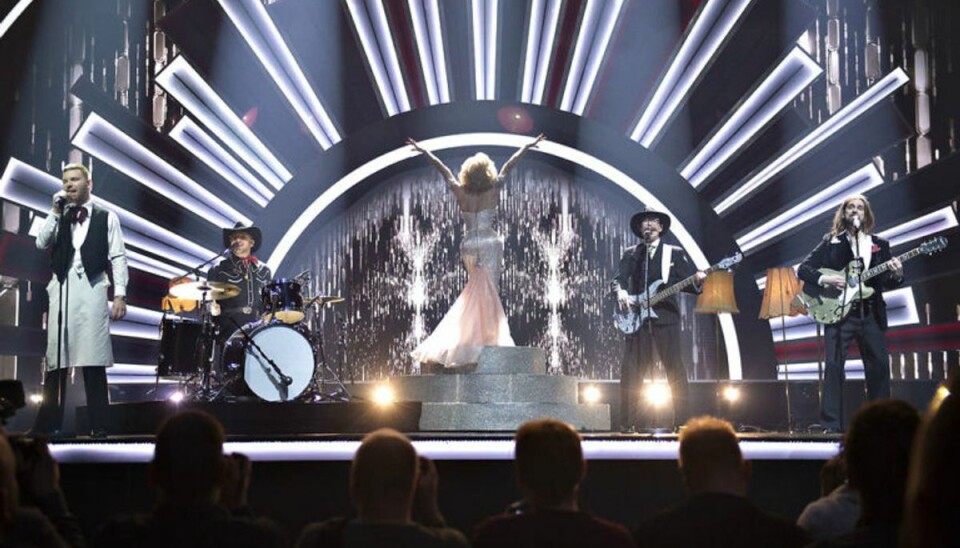 Humørekspressen gør sig både på store og små scener. De stillede op til Dansk Melodi Grand Prix 2019. KLIK FOR FLERE BILLEDER. (Foto: Scanpix) Humørekspressen gør sig både på store og små scener. De stillede op til Dansk Melodi Grand Prix 2019. KLIK FOR FLERE BILLEDER. (Foto: Scanpix)