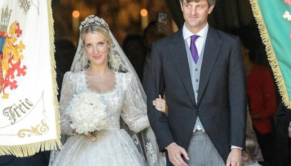 Den tyske prins Ernst August Junior ses her til sit bryllup i 2017, hvor han blev gift med russiske Ekaterina. Foto: Scanpix
