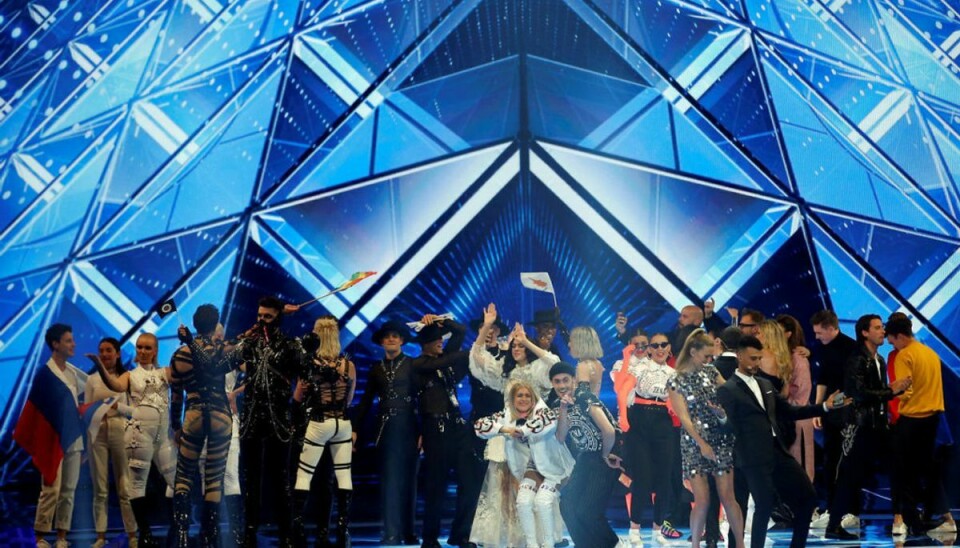 Her ses deltagere fra de lande, der gik videre fra årets første Eurovision-semifinale. Foto: Scanpix/Ronen Zvulun