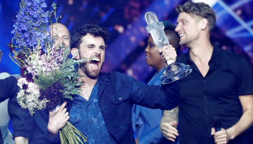 Duncan Laurence tog statuetten med hjem. Foto: Scanpix