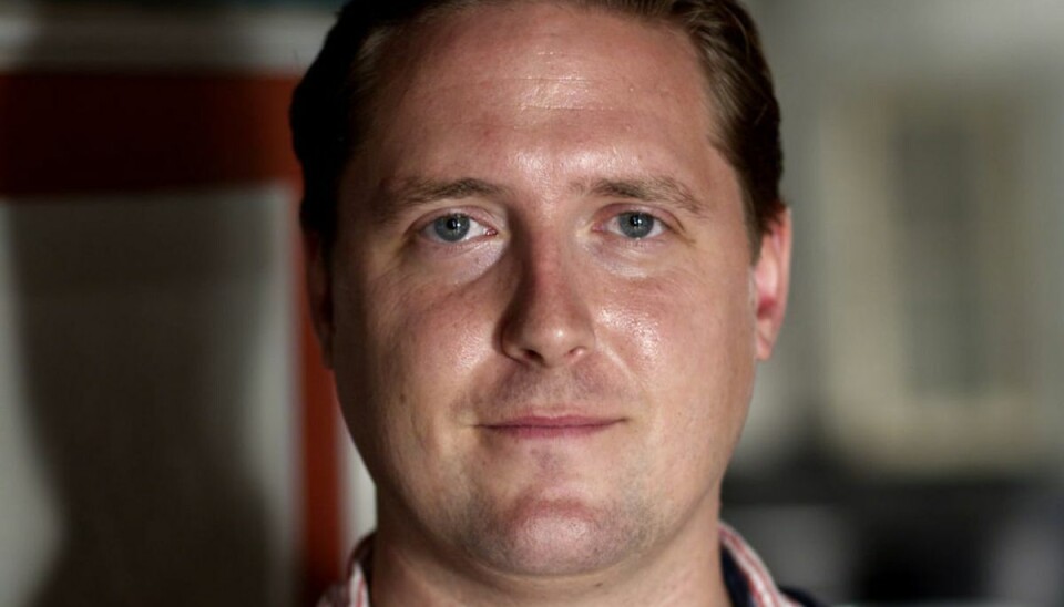Skuespiller om rolle: Vi er meget ens Skuespilleren Jesper Riefensthal minder meget om rollen Tom, som han spiller i den kommende DR-serie Fred til lands. foto: Scanpix