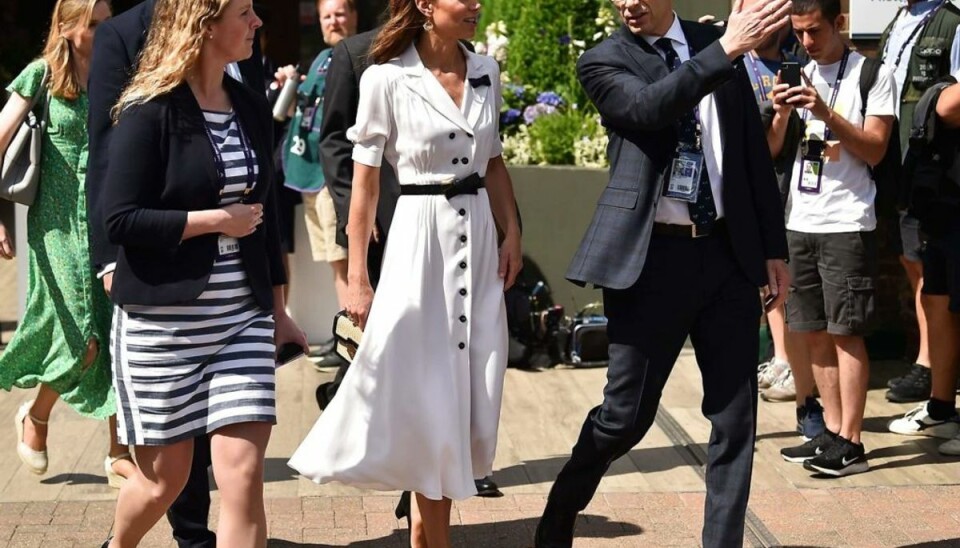Royale rækker ved Wimbledon