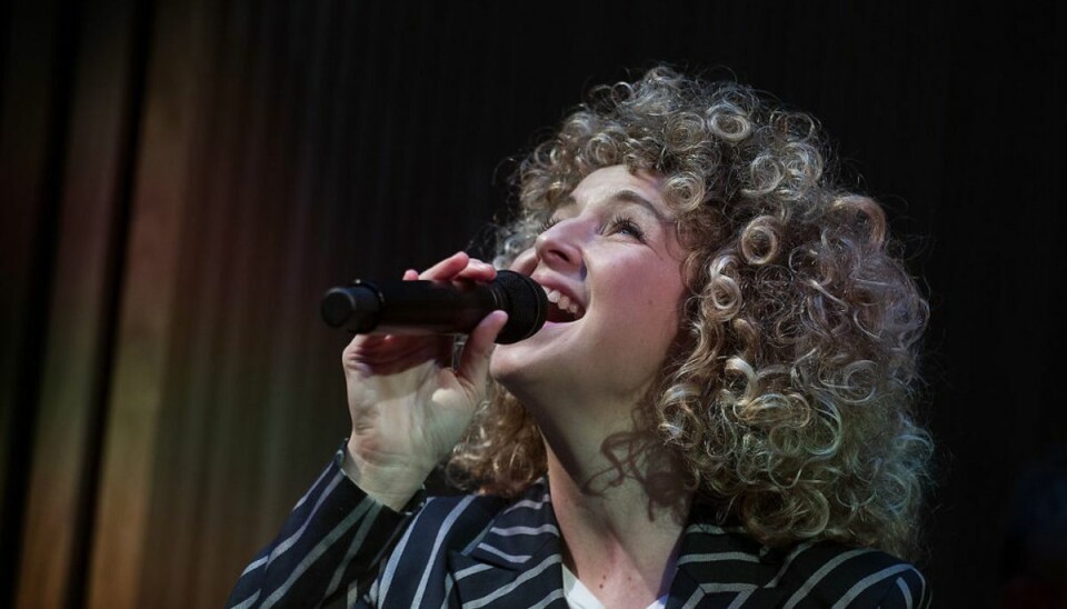 Dansk musikerpar jubler: Skal være forældre Dorthe Gerlach, den ene halvdel af duoen og kæresteparret bag bandet Hush. Foto: Scanpix