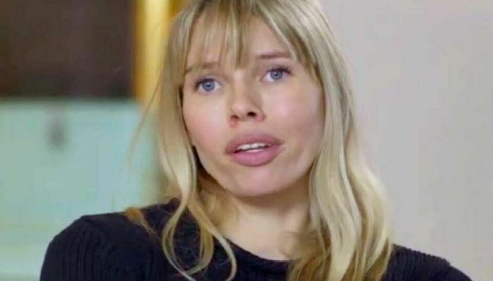 Gunnvør afslører, at hun venter barn med eksmanden, Oliver Bjerrehuus. Foto: TV3.