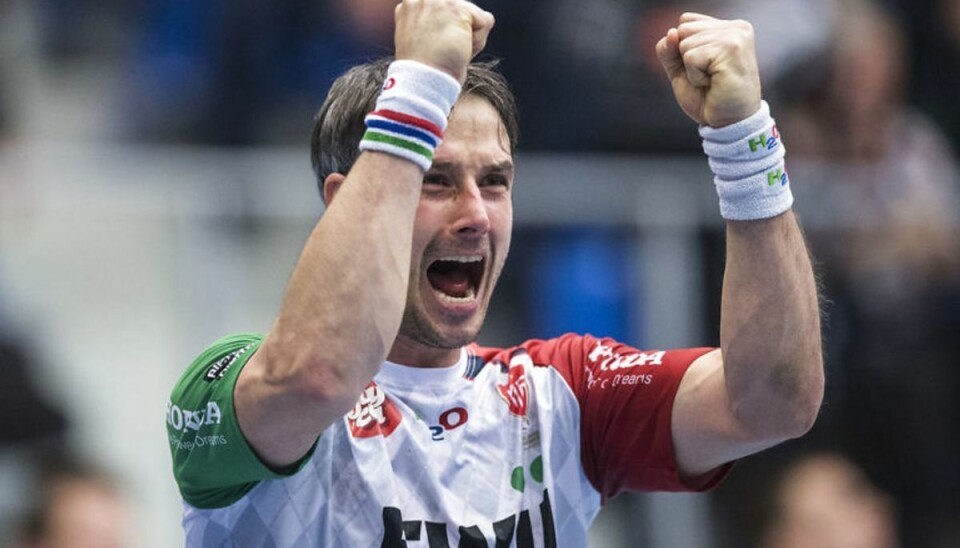 Håndbold-ikon fylder rundt
