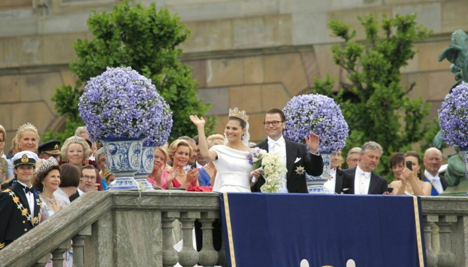 Det kongelige bryllup var en national folkefest. KLIK VIDERE OG SE PARRETS LIV I BILLEDER. Foto: Scanpix