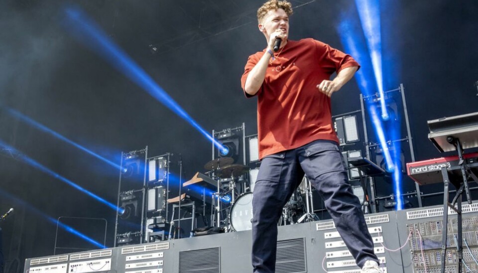 Grøn Koncert 2019. Saveus med Martin Hedegaard i front på Nova Scenen i Valbyparken under årets sidste Grøn Koncert søndag 28. juli 2019. (Foto: Torben Christensen/Ritzau Scanpix)