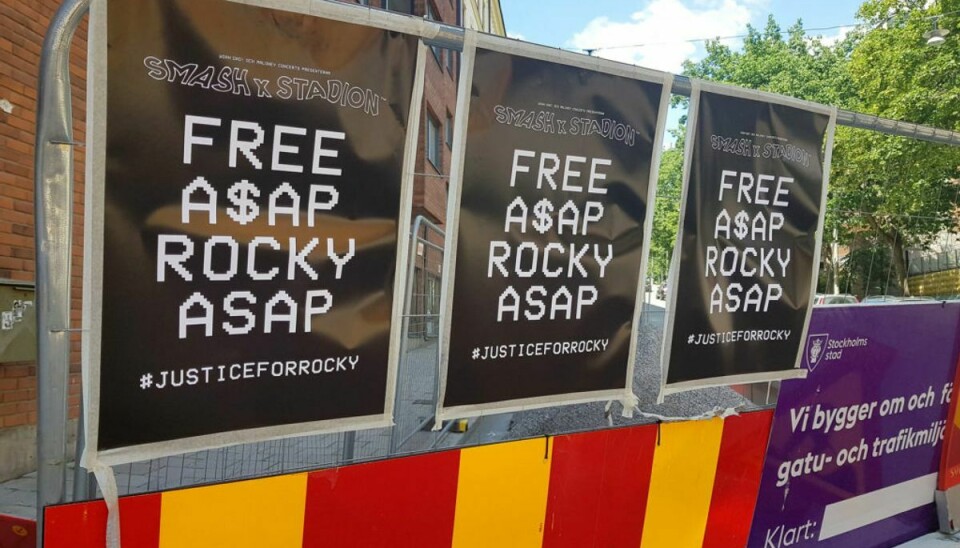 Der føres massiv kampagne for A$AP Rocky. Foto: Scanpix