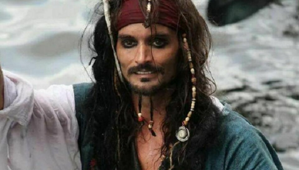 Sådan så ‘Jack Sparrow’ ud. Han var kendt og elsket i lokalmiljøet. Nu er han død. Han rigtige navn var Joshua Grant Hensley. Foto: The Citrus County Sheriff’s Office