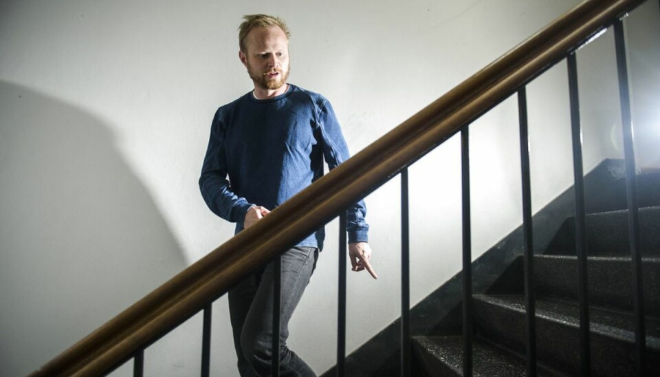 Jonatan Spang har fået nyt job Jonatan Spang, komiker og skuespiller, og nu igen podcastformidler. Foto: Scanpix.