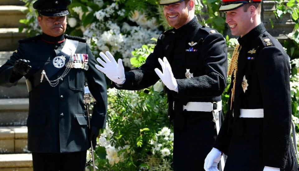 Ikke alle er lige begejstrede for den fødselsdagshilsen, prins William sendte til sin bror søndag. Klik videre for flere billeder. Foto: Scanpix/Ben STANSALL/Pool via REUTERS