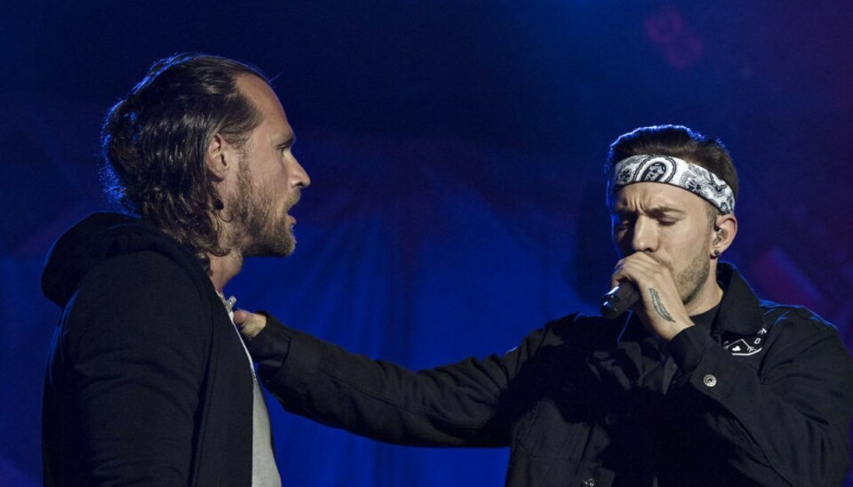 Nik & Jay afslører: Vores vigtigste sang Nik & Jay på scenen til Smukfest 2016 – året før, Linje H blev skrevet. Foto: Scanpix