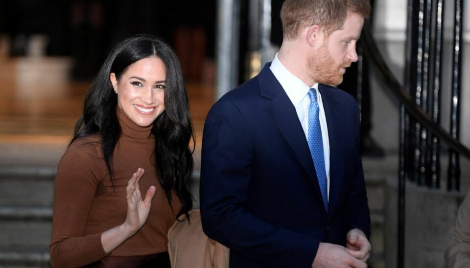 Historiker: Harrys ordvalg skaber splittelse Harry kommenterede søndag selv på sidste nyt i historien om parrets afsked med kongehuset. Foto: Toby Melville/Scanpix.