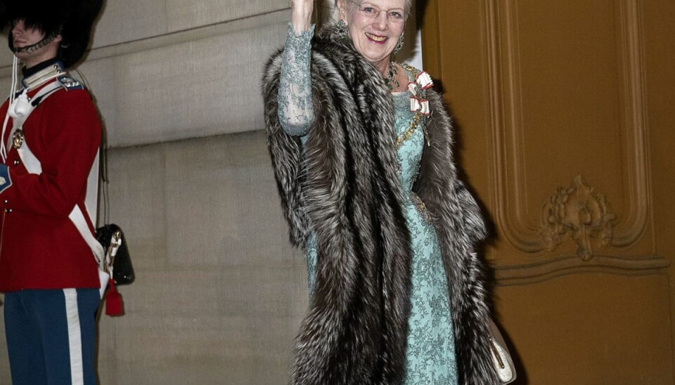 Dronning Margrethe var den 1. januar vært for årets første nytårskur. KLIK VIDERE OG SE FLERE BILLEDER. Foto Keld Navntoft/Ritzau Scanpix Dronning Margrethe var den 1. januar vært for årets første nytårskur. KLIK VIDERE OG SE FLERE BILLEDER. Foto Keld Navntoft/Ritzau Scanpix