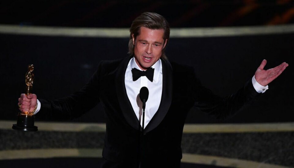 Oscar-katastrofe: Det værste i historien End ikke en veloplagt Brad Pitt kunne redde showet. Foto: Mark RALSTON / AFP / Scanpix