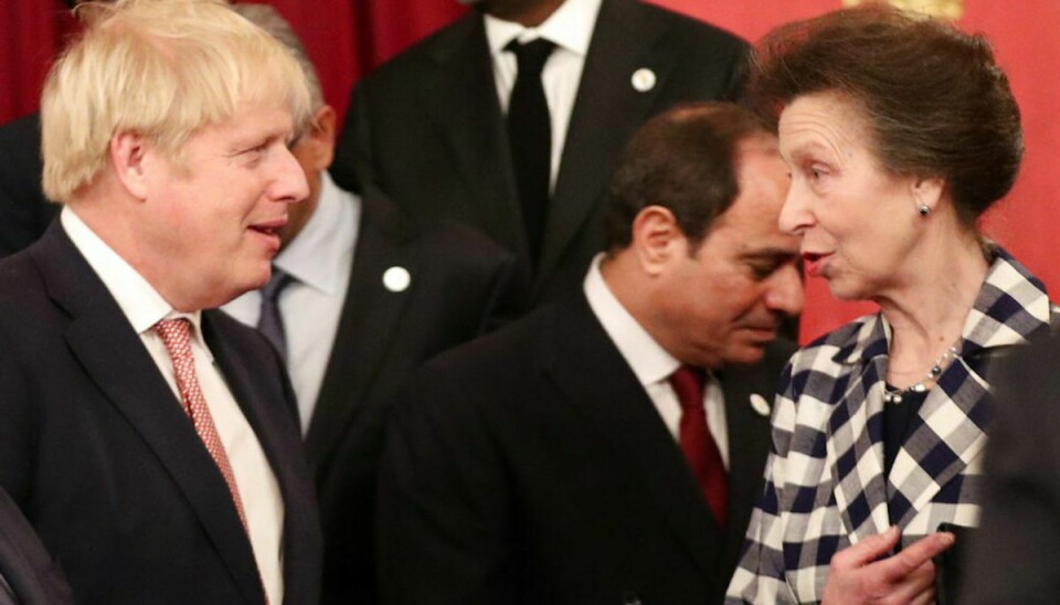 Prinsesse Anne og Boris Johnson er blevet kludret ind i en sag om drab, fordi de begge har en relation til den formodede drabsmand og den dræbte. Foto: Yui Mok/Pool via REUTERS