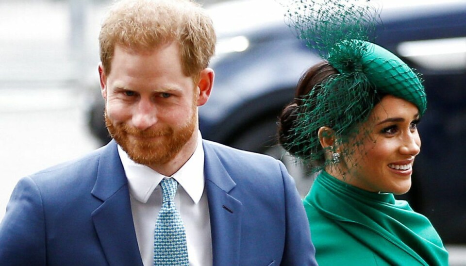 Meghans sidste opgaver som royal handlede om Commonwealth. Her ankommer hun sammen med Harry til gudstjeneste i Westminster Abbey sammen med Harry. Klik videre for flere billeder. Foto: Scanpix/REUTERS/Henry Nicholls