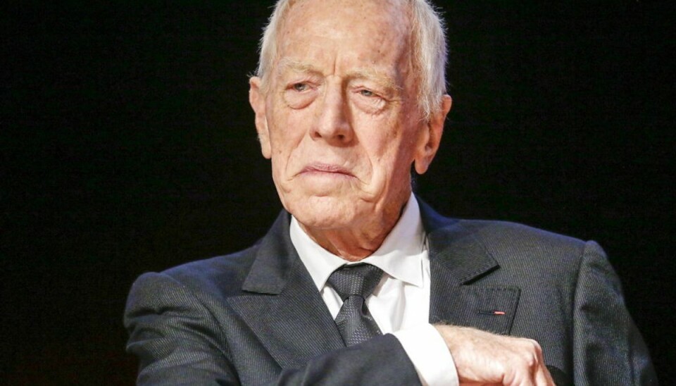 Max von Sydow er død Max von Sydow blev 90 år gammel. Foto: Scanpix