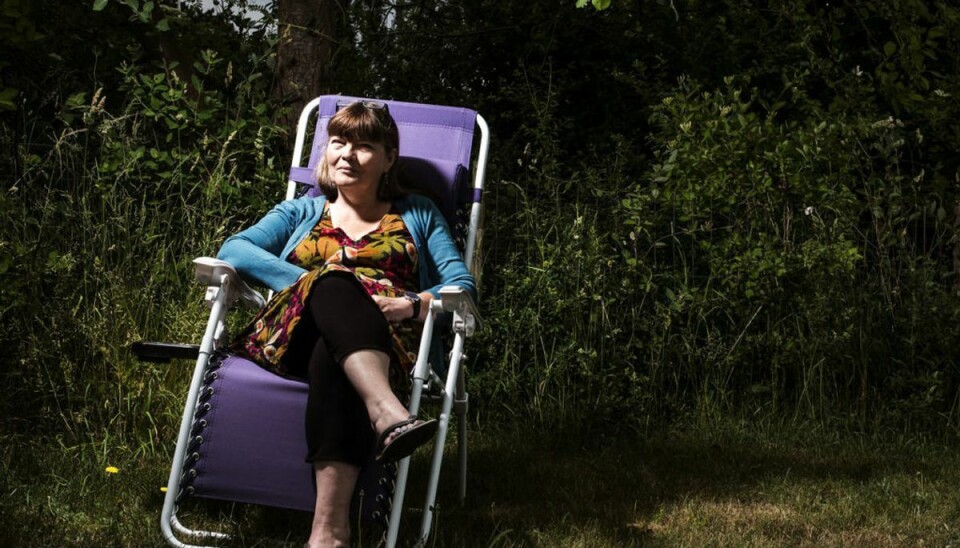 Det her kan kendt krimiforfatter ikke få nok af Forfatteren Anne Grue fortæller om forskellen på det, hun skriver og det, tv-serien Sommerdahl handler om. Foto: Rasmus Flindt Pedersen/Scanpix.