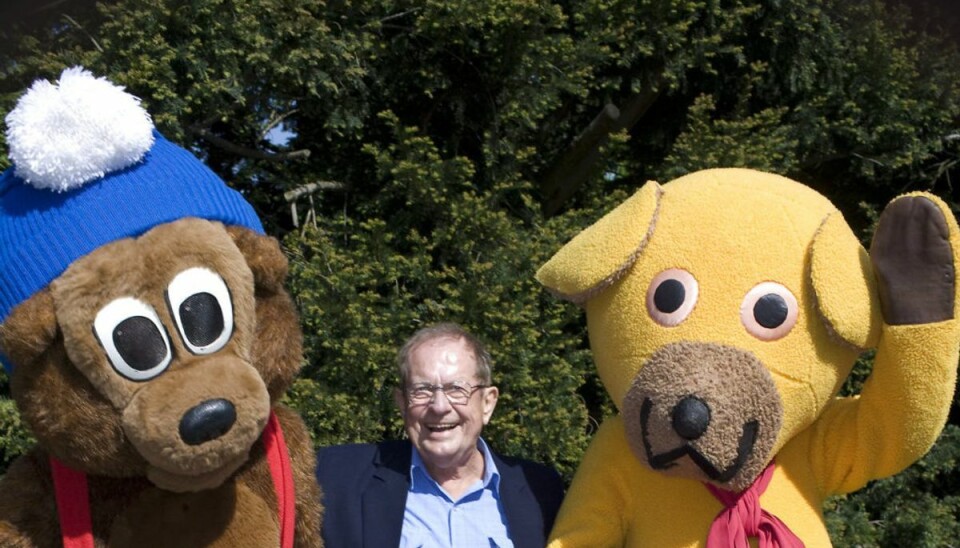 Manden bag Bamse og Kylling er død Mogens Vemmer stod også bag blandt andet Kaj og Andrea. Foto: Scanpix