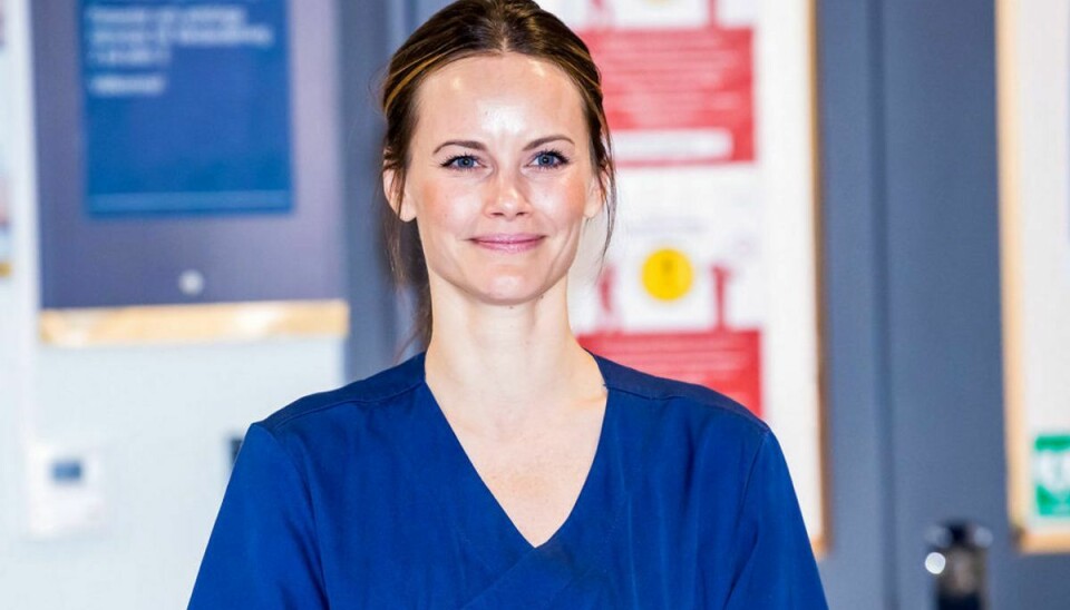 Prinsesse Sofia er trukket i arbejdstøjet. Hun skal den kommende tid arbejde på et privathospital i Stockholm. KLIK VIDERE OG SE FLERE BILLEDER Foto: Spa/Danapress/Ritzau Scanpix